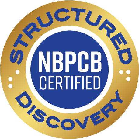 NBPCB Structured Discovery Certified Seal: View NBPCB center approval details